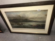 A framed & glazed Douglas Adams, Scottish, 1853 - 1920, an artist antique print 1892,