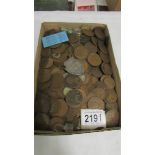 A large lot of assorted coins.