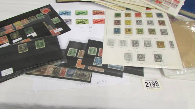 A very good collection of USA and Canada stamps including early and mint examples. - Image 2 of 8