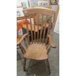 A Windsor chair.