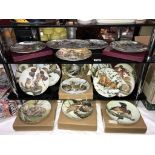 6 boxed Royal Worcester N.S.P.C.C. Christmas plates & 4 unboxed.