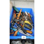 A box of tools etc.