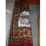 A patterned carpet, 8'5" x 11'10",