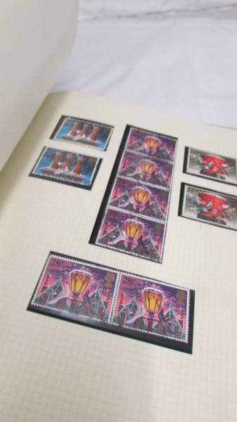 Four folders of assorted world stamps. - Image 17 of 19
