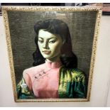 A framed & glazed mid 20th century print by Vladimir Tretchikoff,