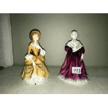 A Coalport figure 'Norma' & Royal Doulton figure 'Sandra HN2275'