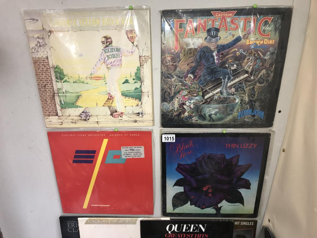 A good lot of LP's ELO x 5, Queen x 2, Fleetwood Mac x 2, Elton John x 2, Buddy Holly x 2, - Image 2 of 6