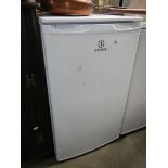 An Indesit fridge.