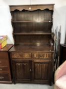 An oak Welsh dresser