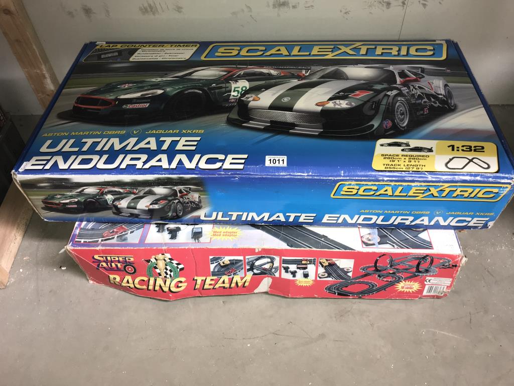 A Scalextric Ultimate Endurance (no cars) & a Super Auto racing Team with cars