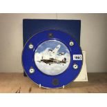 A Royal Worcester Battle of Britain commemorative plate No: 49/1500