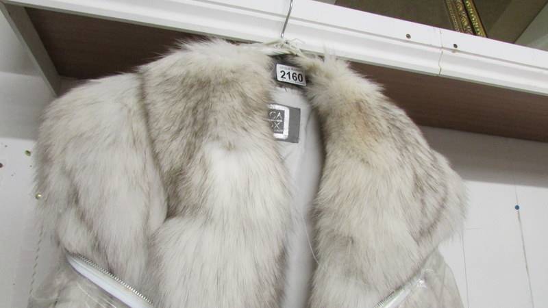A Saga fox fur coat, size medium. - Image 2 of 2