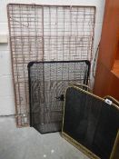 A quantity of fire screens (collect only)