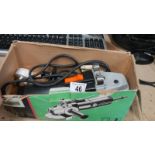 A boxed angle grinder.