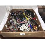 A large quantity of costume jewellery