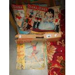A good collection of Diana comics Nos. 1-92 and 94 - 101. (No. 1 is complete but in poor condition).