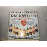 A French Duckworth & Co., advertising sign.