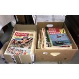 A large quantity of 1950's/60's Eagle comics & 2 Eagle annuals