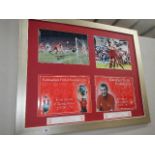 A large Nottingham Forest poster.