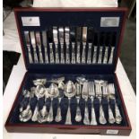 A Viner's silver plated 100 piece 8 person canteen of cutlery,