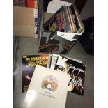 A good box of LP records including Jazz, Classical & Queen, Night at the opera etc.