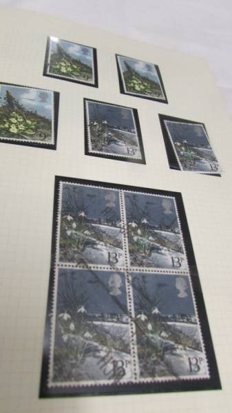 Four folders of assorted world stamps. - Image 14 of 19