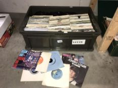 A large quantity of 45rpm single records including Prince & Adam & The ants etc.