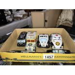 6 tin plate police cars