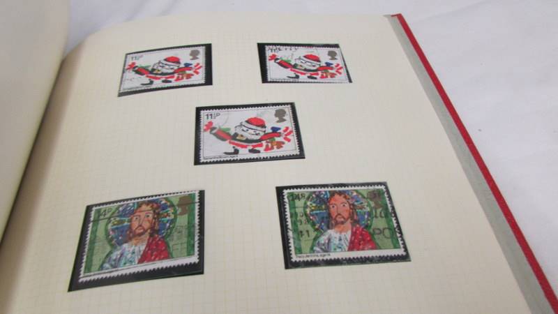 Four folders of assorted world stamps. - Image 18 of 19