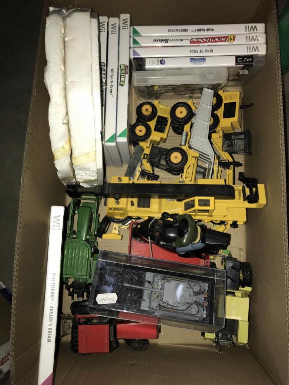 2 boxes of unboxed die cast including Malforette, tractors & aircraft etc. - Image 3 of 3