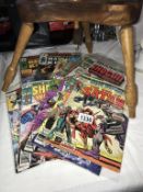 A collection of Marvel comics, mainly 1970's including The Invaders,