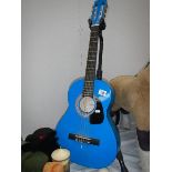 A 6 string guitar,
