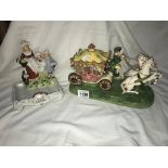 A Yardley English lavender Advertising display piece & pottery coach & horses