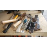 A quantity of tools etc.