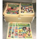 A large collection of 1970's Scorcher comics (approximately 150 comics)
