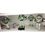 5 x Buzz Lightyear toys (small one A/F)
