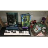 A quantity of assorted toys including Tracy Island, Harry Potter, Death eater mash,