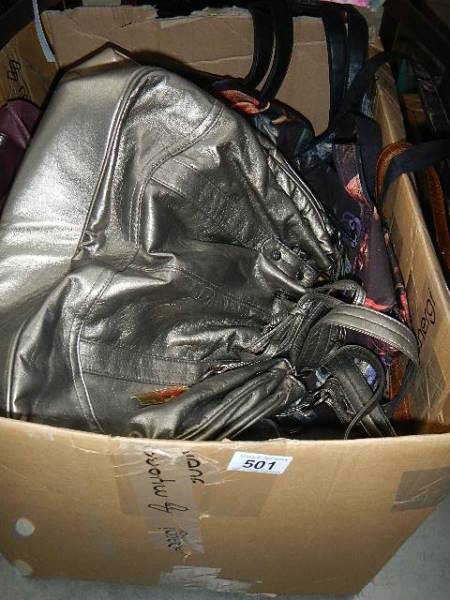 A quantity of hand bags.