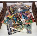 A collection of DC comics including Steel. Black lightning, Doom Patrol, Dr Fate & Detective etc.
