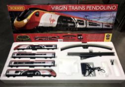 A Hornby R1155 Virgin trains Pendolino '00' gauge train set,