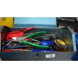 A tool box with clean tools.