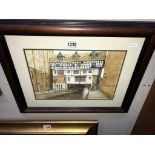 A framed & glazed print of The Glory Hole, Lincoln,