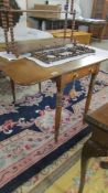 A Victorian mahogany Pembroke table.