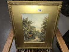A framed & glazed late 19th century WPH Foster watercolour,