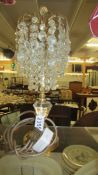 A Chandelier style table lamp.