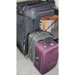 A quantity of suitcases.