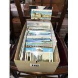 A box of interesting UK & World postcards including Lincoln, Bridlington, Egypt, France,