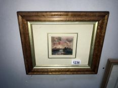 A framed & glazed early 20th century British school watercolour,
