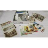 A mixed lot of postcards including humorous, French, topographical, Parisien Photo Co., etc.