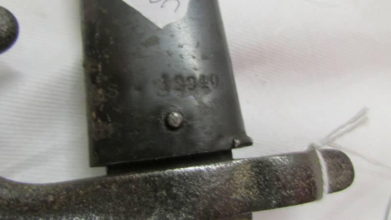 An old bayonet with brass hilt, No. S29940. - Image 3 of 3